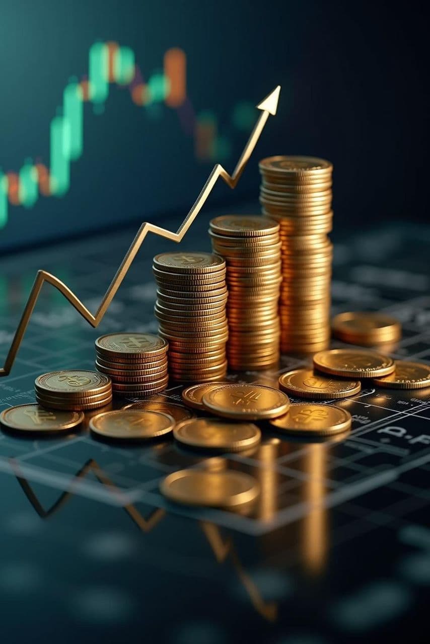 Investment growth concept