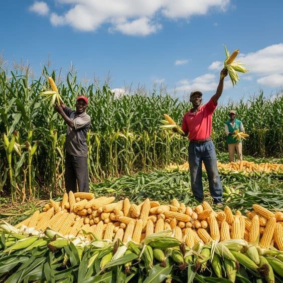 Agricultural production field supporting trading and supply chains